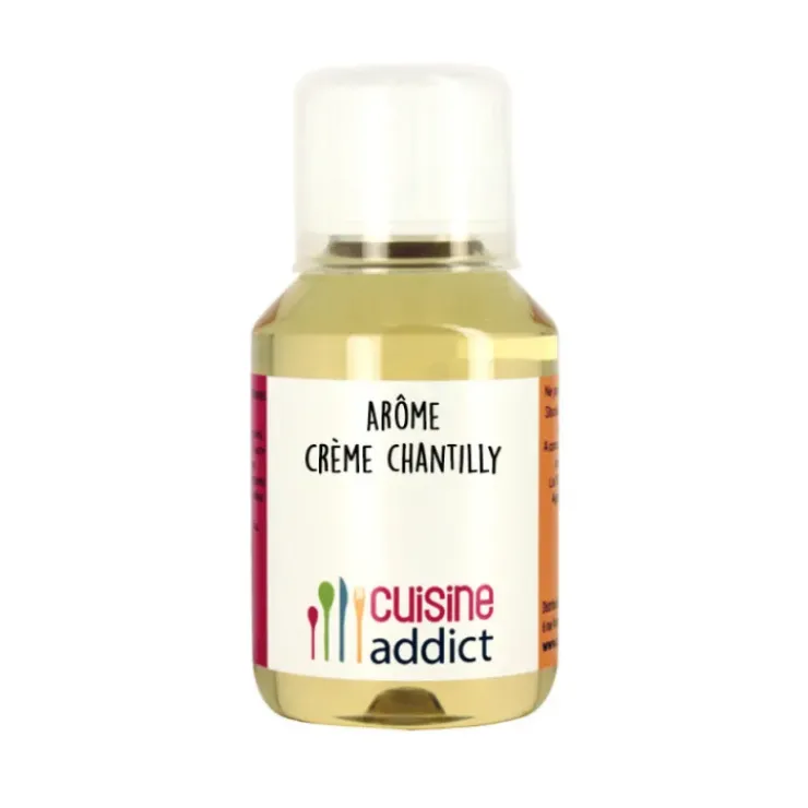 Clearance CUISINEADDICT DLUO Courte Arôme Alimentaire Crème Chantilly 115 ml