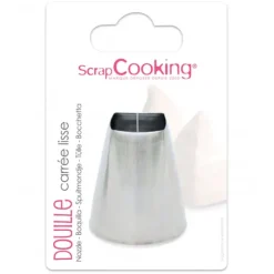 Outlet SCRAPCOOKING Douille Carrée Lisse en Inox