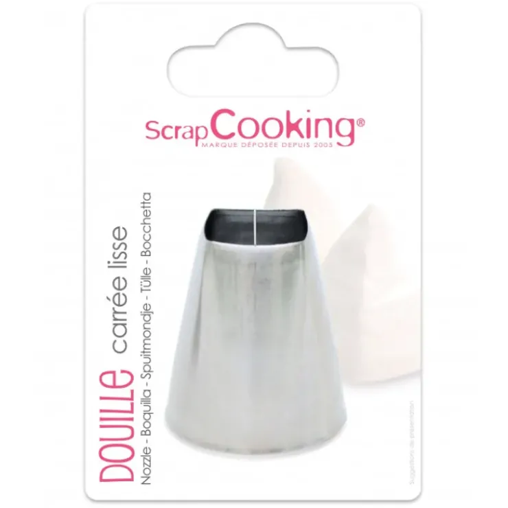 Outlet SCRAPCOOKING Douille Carrée Lisse en Inox