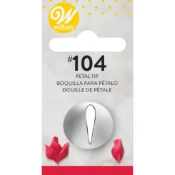 Sale WILTON Douille pâtissière effet pétales de Roses (n°104) Inox
