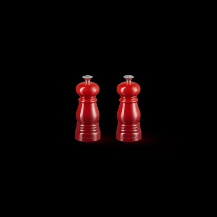 LE CREUSET Duo Moulin à Poivre et à Sel Cerise 11 cm