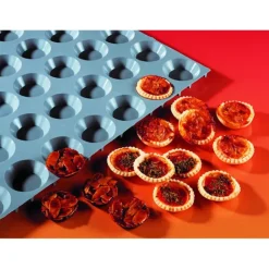 Outlet DE BUYER Elastomoule mini-tartelettes - 24 empreintes 30 x 17,5 cm - Silicone