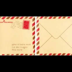 FLORENSUC Embout de Bûche Lettre au Père Noël 8 cm Décor en Chocolat (x42)