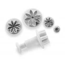 New IBILI Emporte-Pièce avec Poussoir Marguerite (x4)