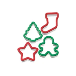 WILTON Emporte-Pièce Biscuit Noël 8,8 cm (x4)