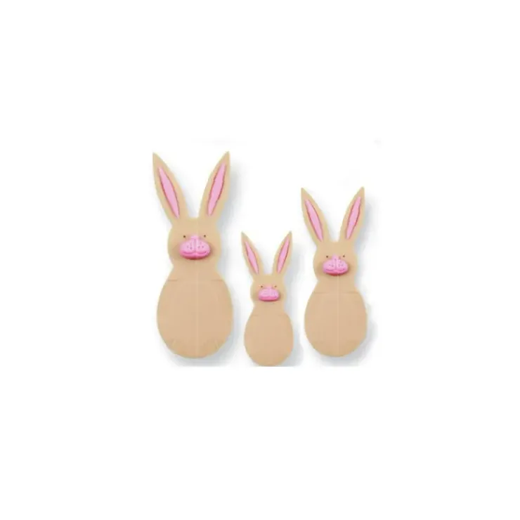 New PME Emporte-Pièces avec Poussoir Famille Lapin (x3)