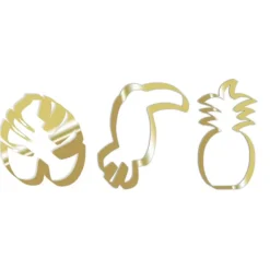 Discount SCRAPCOOKING Emporte-Pièces Toucan, Ananas, Feuille Tropicale Inox x3