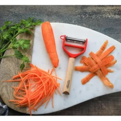 OPINEL Eplucheur en Bois Rouge T-duo