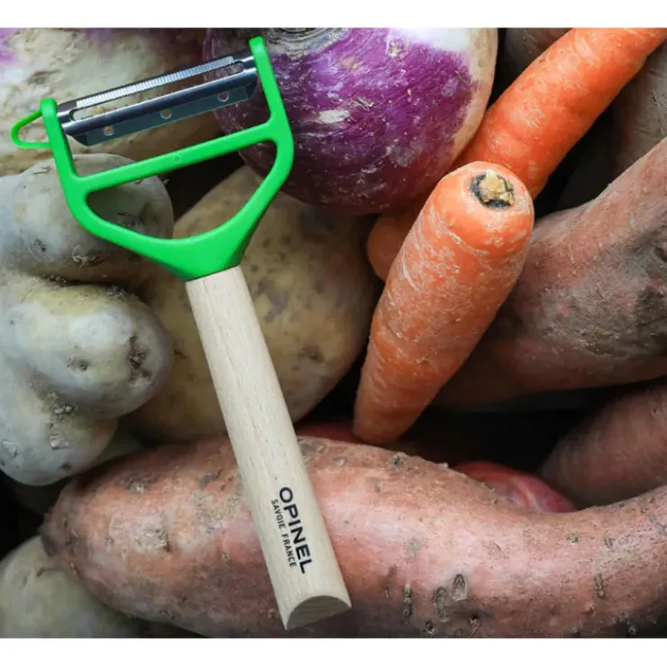 Clearance OPINEL Eplucheur en Bois Vert T-duo
