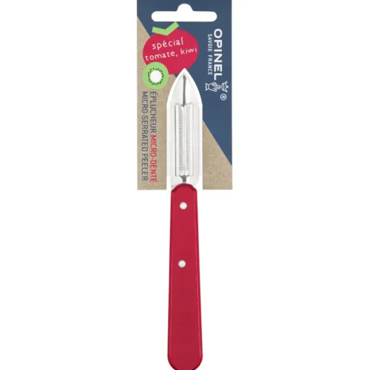 Hot OPINEL Eplucheur Microdenté N°115 Rouge