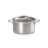 Outlet LE CREUSET Faitout Inox 24 cm avec Couvercle