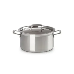 Outlet LE CREUSET Faitout Inox 24 cm avec Couvercle