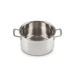 Outlet LE CREUSET Faitout Inox 24 cm avec Couvercle