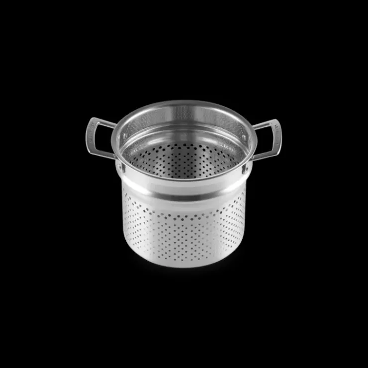 Discount LE CREUSET Faitout Inox 20 cm avec Panier Vapeur