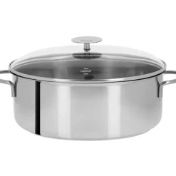 New CRISTEL Faitout Mutine Ø 24 cm Manche Fixe Inox