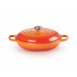 Sale LE CREUSET Faitout Volcanique en Fonte avec Intérieur Sable 30 cm Signature