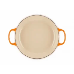 Sale LE CREUSET Faitout Volcanique en Fonte avec Intérieur Sable 30 cm Signature