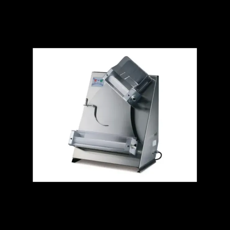 New MECNOSUD Façonneuse à pizza 2 rouleaux 14/40 cm