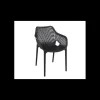 Clearance SIESTA Fauteuil de Jardin Air XL Noir