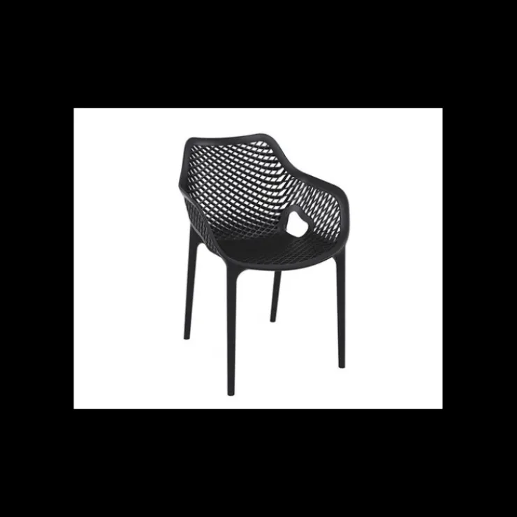 Clearance SIESTA Fauteuil de Jardin Air XL Noir