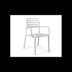 Best NARDI Fauteuil en Polypropylène Costa Bistrot Blanc