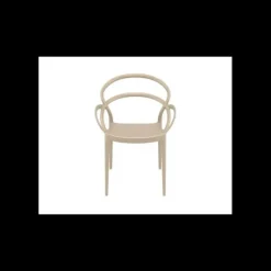 Online SIESTA Fauteuil en Polypropylène Mila Taupe