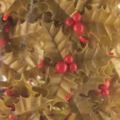 Best MALLARD FERRIERE Feuilles de Houx Triple Dorées x144