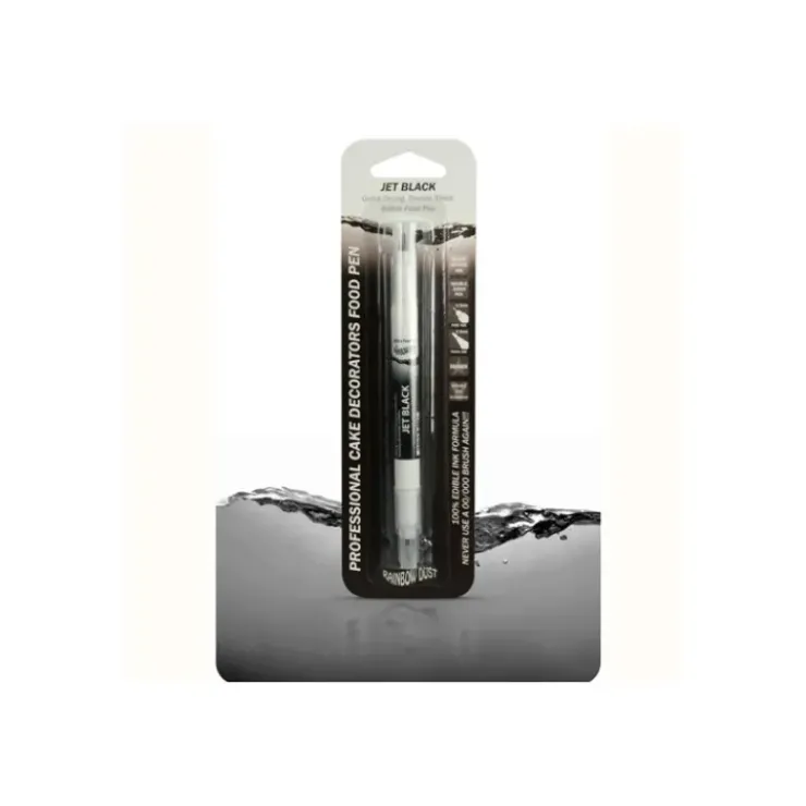 Discount RAINBOW DUST Feutre alimentaire Noir Jais double mines