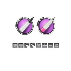 Discount RAINBOW DUST Feutre alimentaire Noir Jais double mines