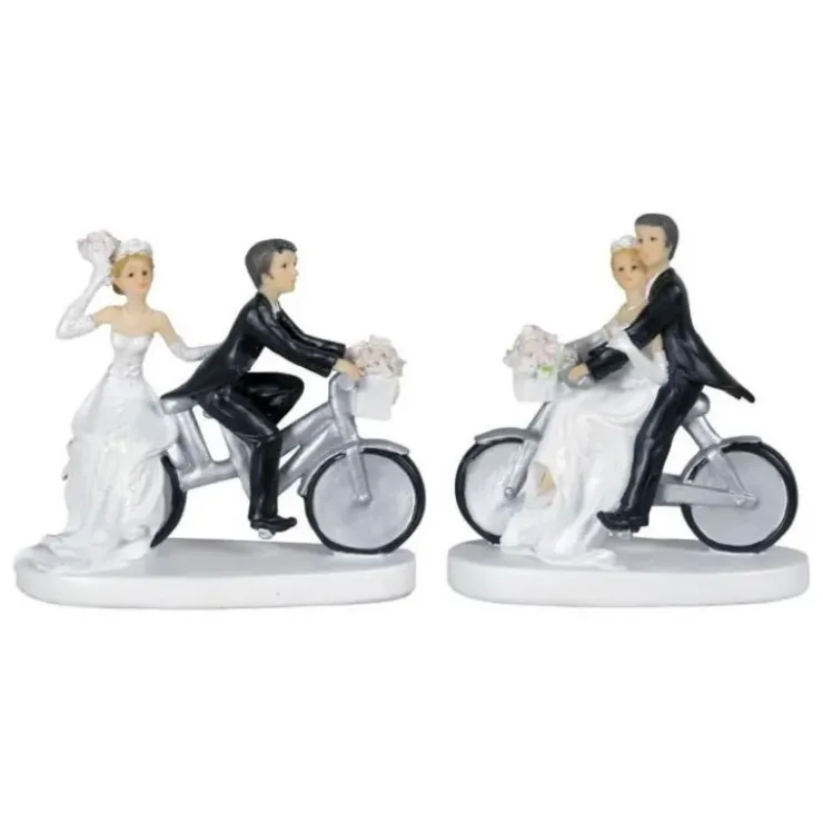 Best MALLARD FERRIERE Figurine Mariage Couple à Vélo 13 cm (x2)