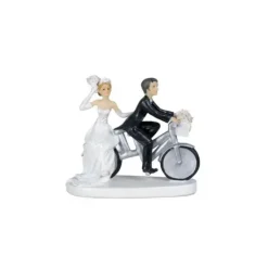 Best MALLARD FERRIERE Figurine Mariage Couple à Vélo 13 cm (x2)