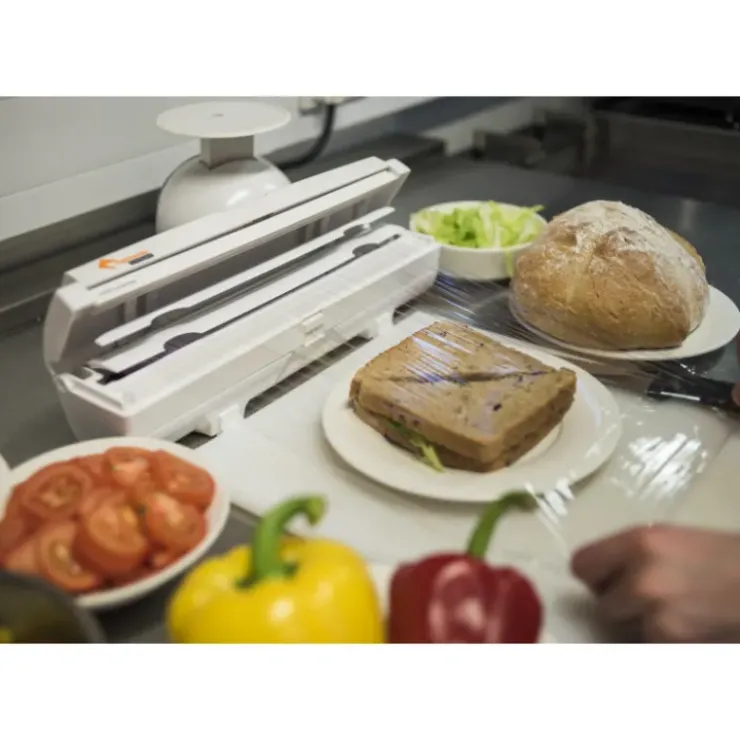 New WRAPMASTER Film Alimentaire 225m Dévidoir Compact (x3)