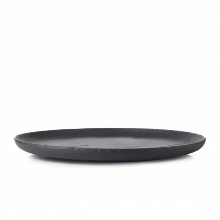Best REVOL FIN DE SERIE Assiette Plate Ardoise 21 cm Basalt