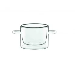 Best LUIGI BORMIOLI FIN DE SERIE Casserole En Verre Double Paroi 12 cl (x2) THERMIC GLASS