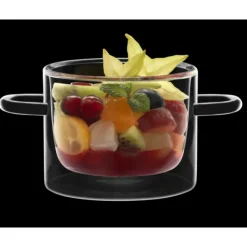 Best LUIGI BORMIOLI FIN DE SERIE Casserole En Verre Double Paroi 12 cl (x2) THERMIC GLASS