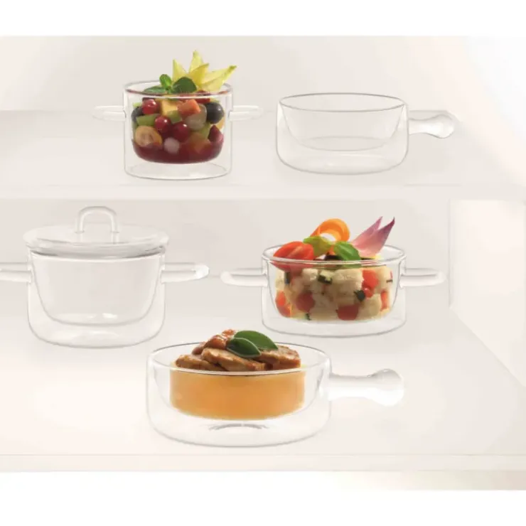 Best LUIGI BORMIOLI FIN DE SERIE Casserole En Verre Double Paroi 12 cl (x2) THERMIC GLASS
