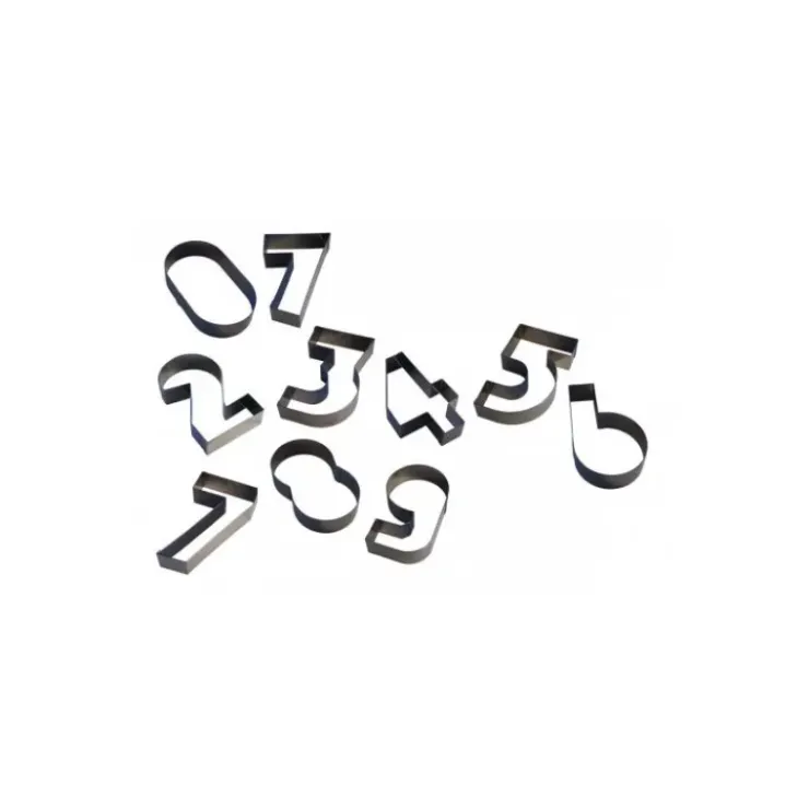 Clearance GOBEL FIN DE SERIE Chiffre inox 7 Moule-Découpoir 300 mm