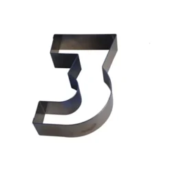Outlet GOBEL FIN DE SERIE Chiffre inox 3 Moule-Découpoir 100 mm