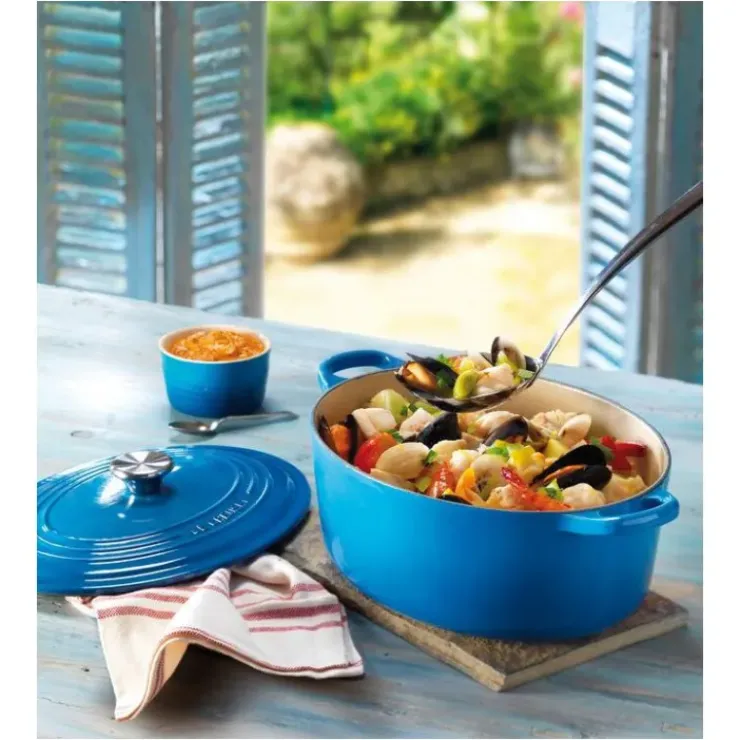 Outlet LE CREUSET FIN DE SERIE Cocotte en fonte Ovale 29 cm Marseille Signature