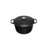 Online LE CREUSET FIN DE SERIE Cocotte en Fonte Haute 24 cm Noir Mat