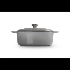 Outlet LE CREUSET FIN DE SERIE Cocotte en fonte Ovale 29 cm Mist Grey Signature