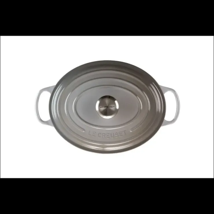 Outlet LE CREUSET FIN DE SERIE Cocotte en fonte Ovale 29 cm Mist Grey Signature