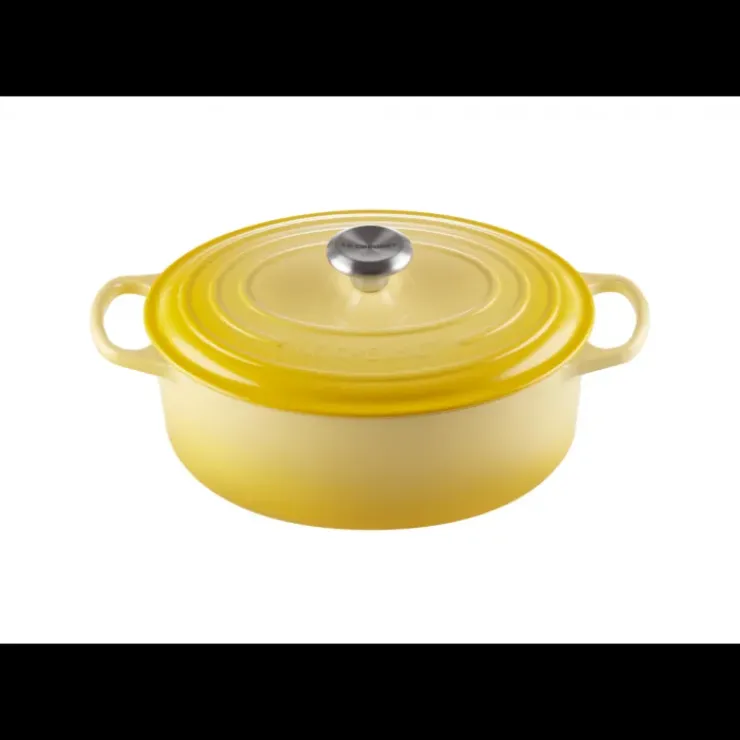 Hot LE CREUSET FIN DE SERIE Cocotte en fonte Ovale 31 cm Soleil Signature
