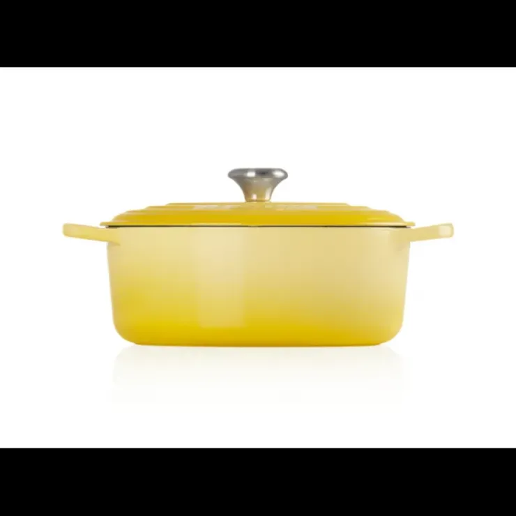 Hot LE CREUSET FIN DE SERIE Cocotte en fonte Ovale 31 cm Soleil Signature