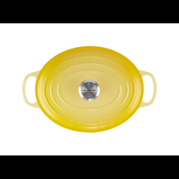 Hot LE CREUSET FIN DE SERIE Cocotte en fonte Ovale 31 cm Soleil Signature