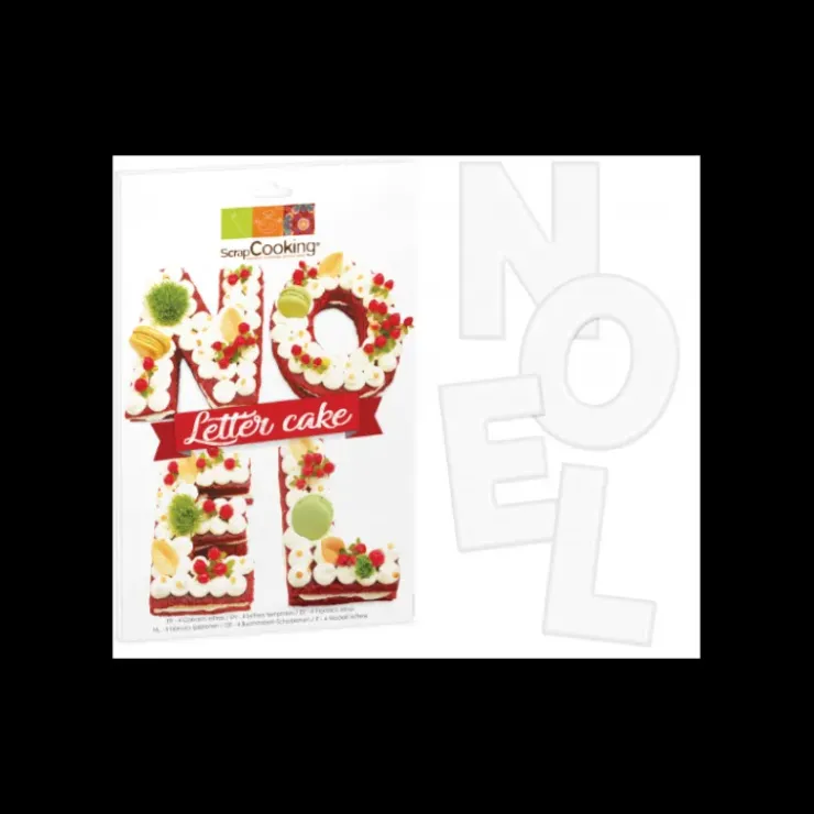 Outlet SCRAPCOOKING FIN DE SERIE Kit Letter Cake Noël