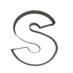 Best GOBEL FIN DE SERIE Lettre inox S Moule-Découpoir