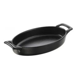 Sale REVOL FIN DE SERIE Plat Ovale Noir 20x12,5 cm Belle Cuisine