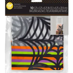 Discount WILTON FIN DE SERIE Sac à Bonbon Toile d'Araignée 13 x 8 x H 21 cm (x10)