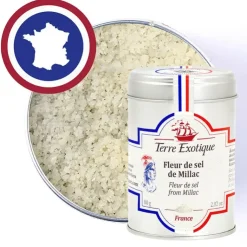 Sale TERRE EXOTIQUE Fleur de Sel Millac 80 g